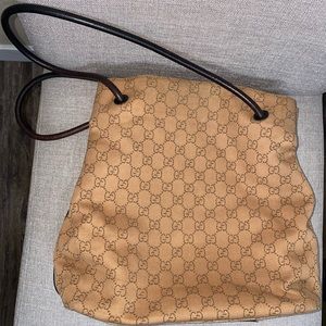 Authentic vintage Gucci shoulder tote